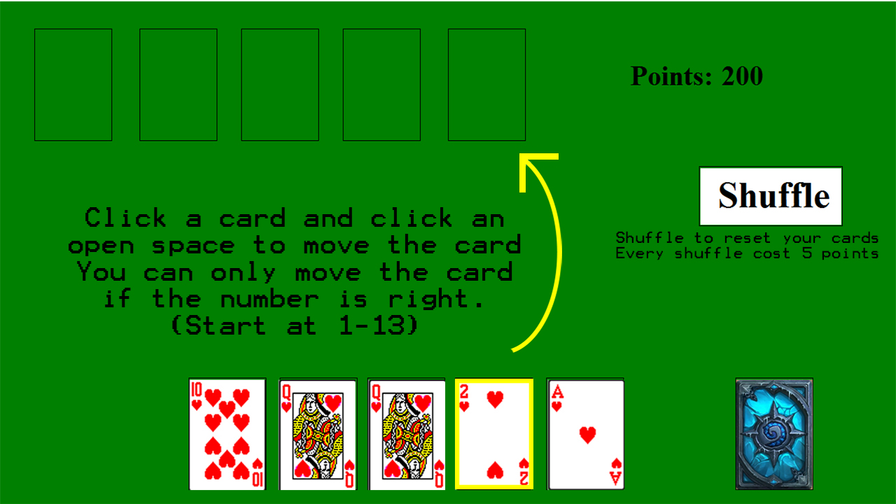 Solitair 2.0 help page
